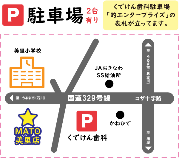 美里店駐車場案内